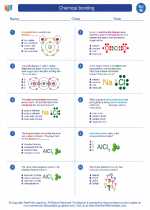 Chemical bonding. 8th Grade Science Worksheets and Answer key, Study