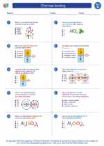 chemical bonding 8th grade science worksheets and answer key study guides and vocabulary sets