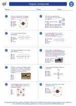 Organic compounds. 8th Grade Science Worksheets and Answer key, Study