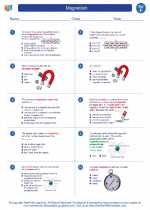 Science - Sixth Grade - Worksheet: Magnetism