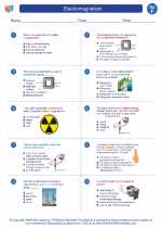 Science - Sixth Grade - Worksheet: Electromagnetism