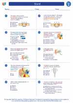 Science - Eighth Grade - Worksheet: Sound