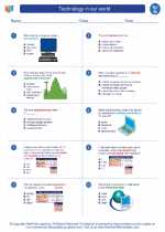 Technology in our world. 7th Grade Science Worksheets and Answer key