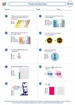 Mathematics - Sixth Grade - Worksheet: Fractions/Decimals