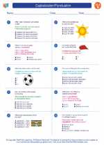 English Language Arts - Fourth Grade - Worksheet: Capitalization/Punctuation