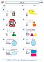 Mathematics - Fourth Grade - Worksheet: Shapes