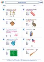 Mathematics - Fourth Grade - Worksheet: Measurement