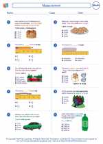 Mathematics - Fourth Grade - Worksheet: Measurement