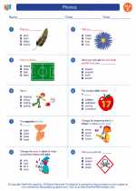 English Language Arts - Third Grade - Worksheet: Phonics