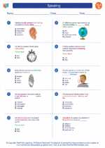 English Language Arts - Seventh Grade - Worksheet: Speaking 
