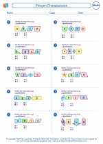 Mathematics - Fifth Grade - Worksheet: Polygon Characteristics
