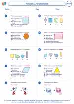 Mathematics - Fifth Grade - Worksheet: Polygon Characteristics