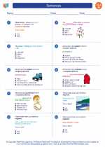 sentences eighth grade english language arts worksheets