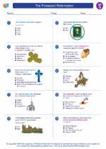 Social Studies - Seventh Grade - Worksheet: The Protestant Reformation