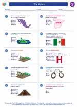 Social Studies - Seventh Grade - Worksheet: The Aztecs