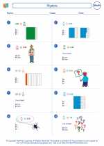 Mathematics - Fourth Grade - Worksheet: Algebra