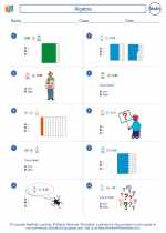 Mathematics - Fourth Grade - Worksheet: Algebra