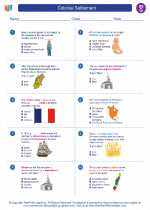 Social Studies - Seventh Grade - Worksheet: Colonial Settlement