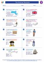 Social Studies - Seventh Grade - Worksheet: The American Revolution