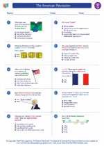 Social Studies - Seventh Grade - Worksheet: The American Revolution