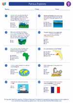 Social Studies - Fourth Grade - Worksheet: Famous Explorers