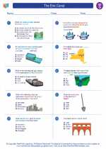 Social Studies - Seventh Grade - Worksheet: The Erie Canal 