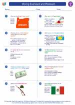 Social Studies - Seventh Grade - Worksheet: Moving Southward and Westward