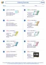 Mathematics - Fifth Grade - Worksheet: Ordering Decimals