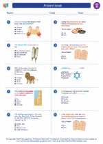 Social Studies - Eighth Grade - Worksheet: Ancient Israel 