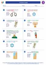 Social Studies - Eighth Grade - Worksheet: Ancient Israel 