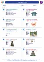 Ancient China. Eighth Grade Social Studies Worksheets, Study Guides and