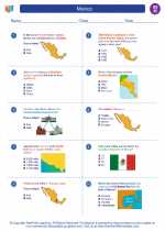 Social Studies - Eighth Grade - Worksheet: Mexico