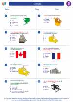 Social Studies - Eighth Grade - Worksheet: Canada