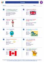 Social Studies - Eighth Grade - Worksheet: Canada