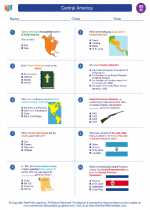 Social Studies - Eighth Grade - Worksheet: Central America