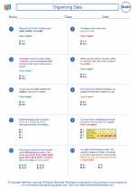 Mathematics - Seventh Grade - Worksheet: Organizing Data