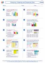 analyzing graphing and displaying data 7th grade math worksheets study guides and answer key