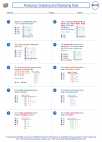 Mathematics - Seventh Grade - Worksheet: Analyzing, Graphing and Displaying Data