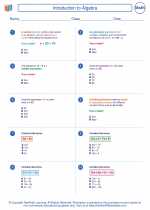 Mathematics - Seventh Grade - Worksheet: Introduction to Algebra