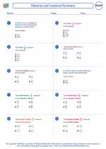 Rational And Irrational Numbers 7th Grade Math Worksheets Study Guides And Answer Key Pennsylvania Core And Academic Standards