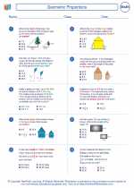 Mathematics - Seventh Grade - Worksheet: Geometric Proportions