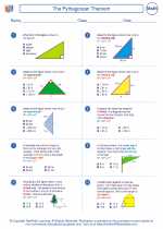 Mathematics - Seventh Grade - Worksheet: The Pythagorean Theorem