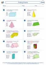 Mathematics - Seventh Grade - Worksheet: Finding Volume