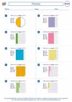 Mathematics - Fifth Grade - Worksheet: Percents
