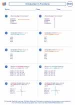 Mathematics - Seventh Grade - Worksheet: Introduction to Functions