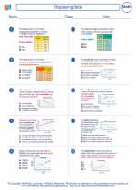 Displaying data. 8th Grade Math Worksheets, Study Guides and Answer key.