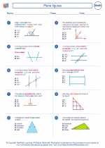 plane figures 8th grade math worksheets study guides and answer key