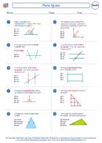 Mathematics - Eighth Grade - Worksheet: Plane figures
