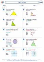 Mathematics - Eighth Grade - Worksheet: Plane figures