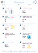 Mathematics - Eighth Grade - Worksheet: Patterns in geometry